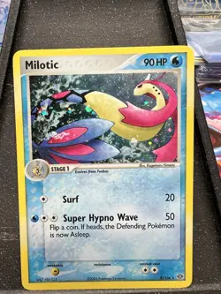 Pokemon TCG Milotic EX Emerald Holo Card 8/106 Rare - Image 1