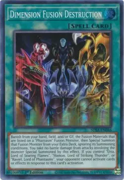 Dimension Fusion Destruction - SDSA-EN046 - Super Rare - 1st Edition - Near Mint - Image 1
