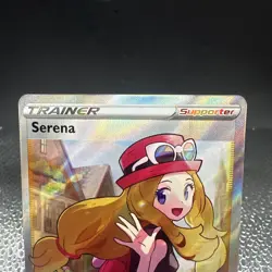 Pokemon Card Serena 193/195 Silver Tempest Full Art Holo Trainer NM - Image 3