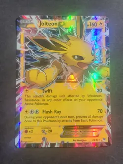 Pokemon JOLTEON EX 28/83 - 2016 XY GENERATIONS RARE HOLO - LP - Image 1