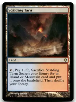 Scalding Tarn NM Normal R Zendikar 223 - Image 1