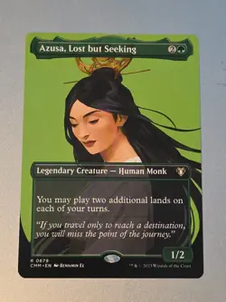 Azusa, Lost but Seeking (Borderless) Commander Masters Regular - Image 1