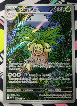 Pokemon 🔥Mega Evolution🔥 Exeggutor Illustration Rare 135/132 English NM - Image 1