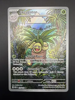 Pokemon Mega Evolution Exeggutor Illustration Rare 135/132 English NM 135/132 - Image 1