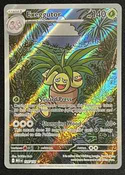 Pokemon Mega Evolution Exeggutor Illustration Rare 135/132 English NM - Image 1