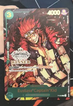 Eustass "Captain" Kid WINNER P-003 One Piece Card Game ENGLISH Promo - Image 1