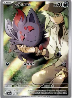 N's Zorua Promo SV: Scarlet & Violet Promo Cards 189 NM - Image 1