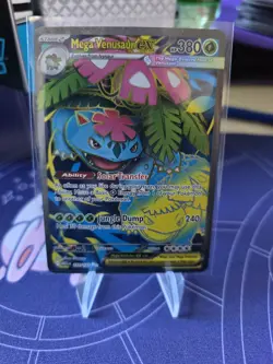 Mega Venusaur EX 155/132 Mega Evolution Full Art Card NM/M Condition - Image 1