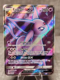 Pokemon TCG card Espeon GX (Full Art) 140/149 SM Base Set Holo Very Nice - Image 1