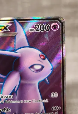 Pokemon TCG card Espeon GX (Full Art) 140/149 SM Base Set Holo Very Nice - Image 4