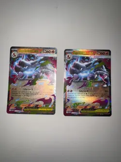 Pokemon Mega Charizard X EX Holo Cards Lot of 2 - English, Fire Type - Image 2