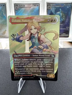 Zidane, Tantalus Thief (Borderless) (Surge Foil) -Foil Near Mint MTG U 0550 - Image 1