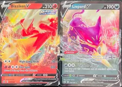 2021 POKEMON V CHILLING REIGN FULL ART ULTRA RARE HOLO - 2 CARD LOT - Image 1