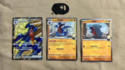 Cynthia’s Garchomp Gabite Gible Promo Cosmos Holo 204 103/182 102/182 NM Cards 1 - Image 1