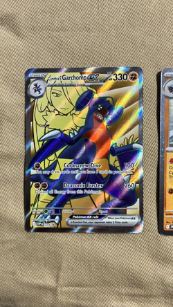 Cynthia’s Garchomp Gabite Gible Promo Cosmos Holo 204 103/182 102/182 NM Cards 1 - Image 2