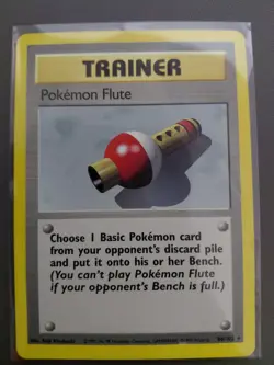 POKEMON FLUTE - 86/102 - Base Set - Pokemon Card - Near Mint - Image 1