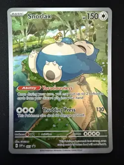 Pokemon Scarlet & Violet Promo Cards Snorlax 051 Promo NM English - Image 1