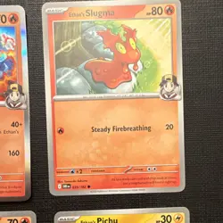 Pokemon TCG Lot - 4 Ethan’s Cards - Holo Typhlosion, Slugma, Pichu, Cyndaquil - Image 4