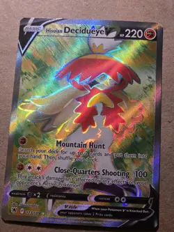 Pokemon TCG Hisuian Decidueye v Sword & Shield Astral Radiance Holo Card 173/189 - Image 1