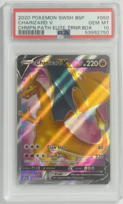 Charizard V SWSH050 SWSH: Sword & Shield Promo Cards Holo Psa10 - Image 1