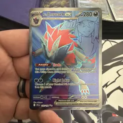 N's Zoroark ex 175/159 Sv09: Journey Together Holo Full Art Pokemon Card - Image 2