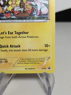 Pokemon Pikachu TCG XY95 XY Black Star Promo Holo Card - MP/LP - Image 5