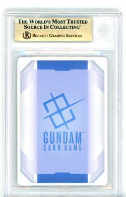 BGS GEM MINT 9.5 Gundam Card Game Aile Strike Gundam ST04-001 LR Gundam Beta - Image 2