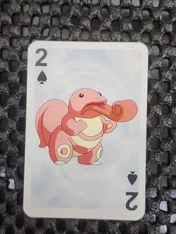 Likitung Pokemon 1999 Mini Deck Playing Cards 2.5x1.75in Two Of Spades Blue - Image 1