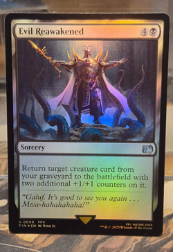 FOIL Evil Reawakened MTG Final Fantasy NM Uncommon U 0098 FFV Card Sorcery FIN - Image 1