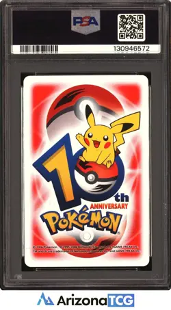 Pokemon 2006 Lotad/Lombre/Ludicolo 8 Of Clubs 10th Anniv Playing Cards PSA 9 - Image 2