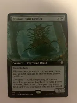 Contaminant Grafter (Extended Art) Commander: Phyrexia: All Will Be One Regular - Image 1
