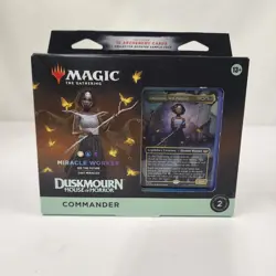 Magic The Gathering Duskmourn House of Horror Miracle Worker Commander Deck NIB - Image 1