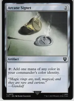 Magic the Gathering TCG Arcane Signet C Commander: The Lord of the Rings: Tales - Image 1