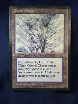 Glacial Chasm - Ice Age ~LP~ Magic The Gathering MTG - Image 1