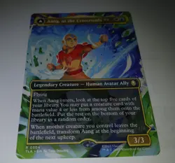 Aang At The Crossroads Borderless Avatar The Last Airbender Regular NM MTG Magic - Image 1