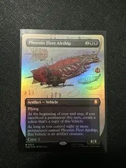 Phoenix Fleet Airship (Borderless) Avatar: The Last Airbender Foil - Image 1