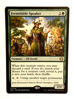 MTG - Formidable Speaker / Lorwyn Eclipsed / Regular / NM - Image 1