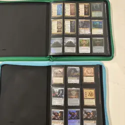 MTG Binder Lot - 2 BINDERS - Mythics, Rares, Foils, Full Art, 400+ - Commander - Image 2