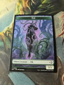 Mutavault | Elk - NONFOIL Double Sided Token - Lorwyn Eclipsed MTG - Image 3