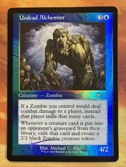 MTG Foil Retro Frame Undead Alchemist Secret Lair Drop Series Near-Mint Zombie!! - Image 1
