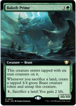 Baloth Prime (Extended Art) - 0033 - Edge of Eternities - MTG - NM/M - Image 1