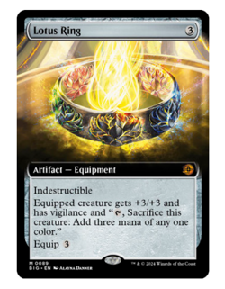 Lotus Ring - Extended Art Outlaws of Thunder Junction MTG - Image 1