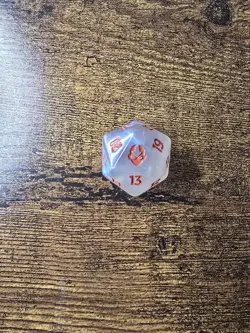 1x Oversized Spindown D20 Die - MTG Avatar: The Last Airbender Dice Life Counter - Image 1