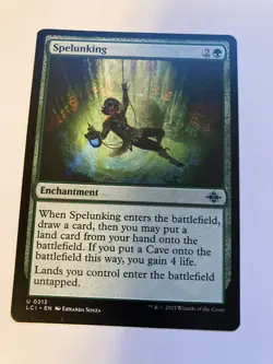 Spelunking 0213 LCI Uncommon The Lost Caverns Of Ixalan Magic: The Gathering - Image 1