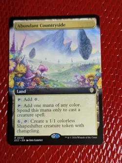 Abundant Countryside (Extended Art) [Commander: Lorwyn Eclipsed] 42 NM - Image 1