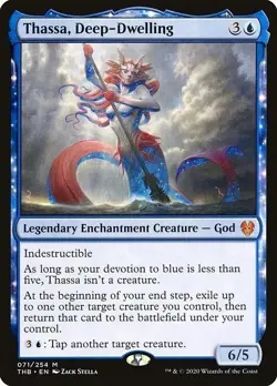 1x MTG Thassa, Deep-Dwelling - Theros Beyond Death (THB) #71 - Magic - Image 1