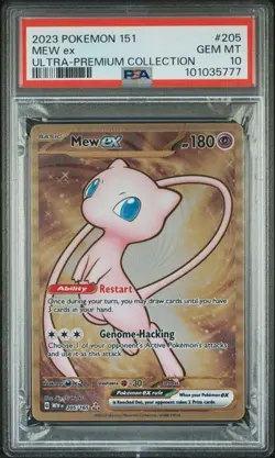 2023 POKEMON 151 ULTRA-PREMIUM COLLECTION #205 MEW EX PSA 10 (B) - Image 1