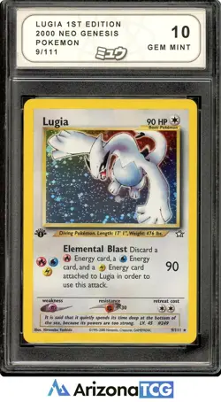 Pokemon 2000 Lugia 9/111 1st Edition Holo Rare Neo Genesis GEM MINT MEW 10 - Image 1