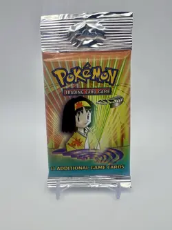 Pokemon Gym Heroes Booster Pack | Long Crimp Hanger | WOTC | Unlimited - Image 1