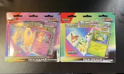 Pokemon TCG Prismatic Evolutions Tech Sticker Collection 2x - Image 1
